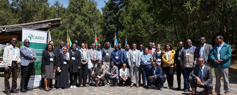 A cross-section of participants at the training workshop in the Gullele Botanic Garden, Addis Ababa