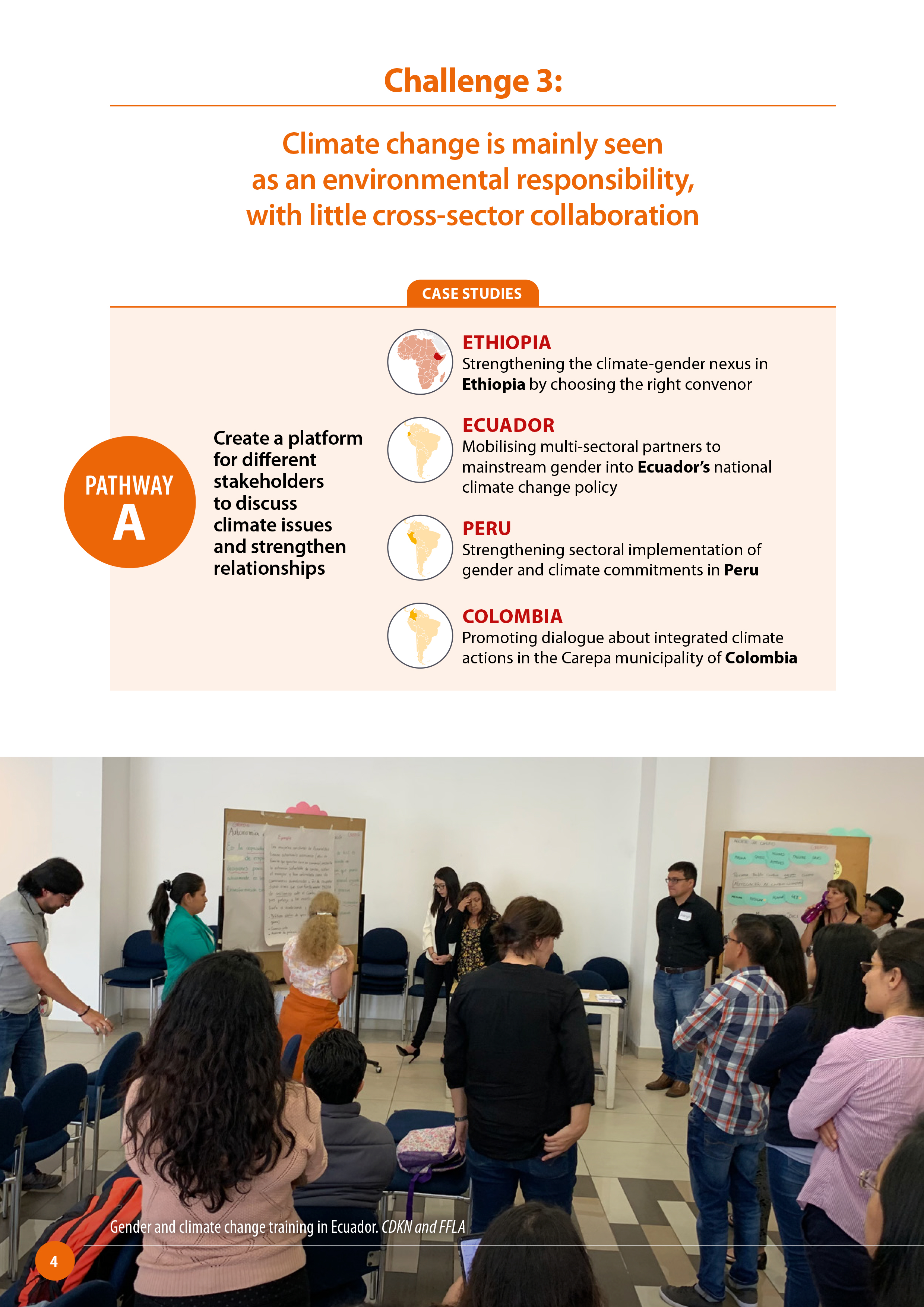 Challenge three map of case studies