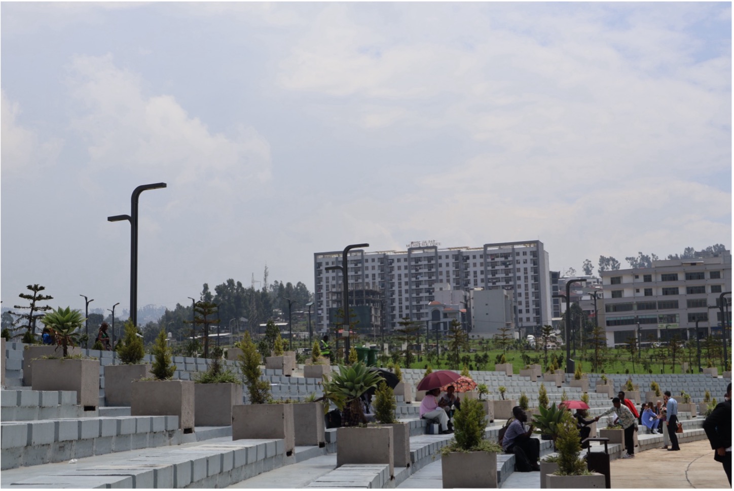 Buildings in the distance