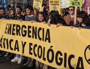 Extinction rebellion protests in Buenos Aires, Argentina in September 2019. Extinction Rebellion Argentina