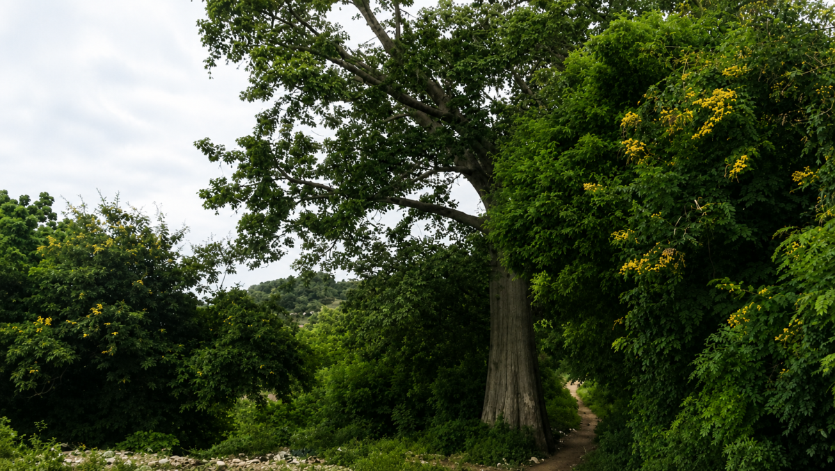 Sacred forest in Benin, courtesy of Survie NGO 