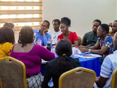 Participants in group discussions