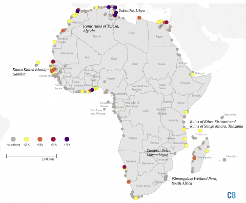 African heritage sites at risk from climate change_baseline