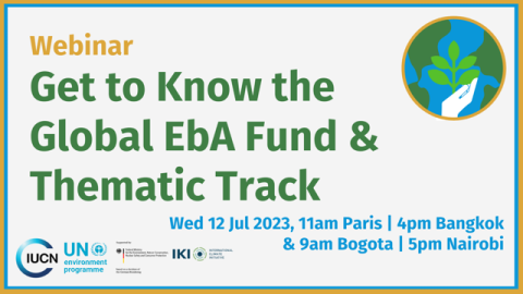 Global EbA Fund – Funding Innovative and Catalytic Ecosystem-based