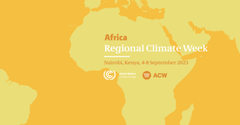 Africa Climate Week banner