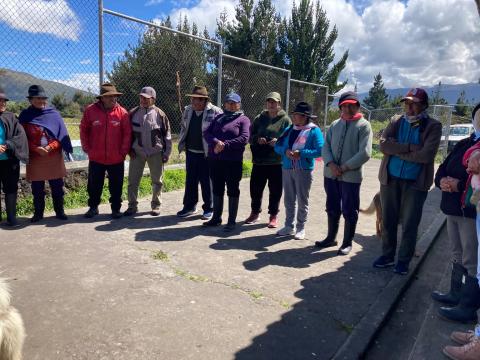 Taller de arranque con FONAG y las comunidades Santa Ana y Loreto del Pedregal, Pichincha, Ecuador - © Gabriela Villamarín, FFLA