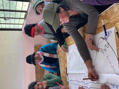 Taller de arranque con FONAG y las comunidades Santa Ana y Loreto del Pedregal, Pichincha, Ecuador - © Gabriela Villamarín, FFLA.