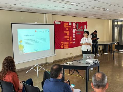 Taller de arranque con el Fondo de Agua Vivo Cuenca en Neira, Colombia 