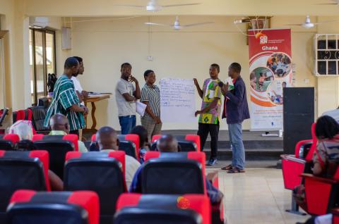 Community engagement workshop organised by CDKN with key stakeholders from Nandom, Lawra, Jirapa and Nadowli districts.