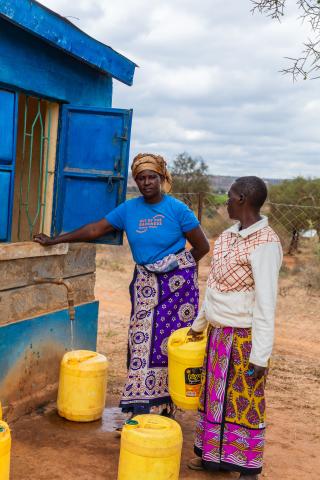 Kwekuyu water kiosk