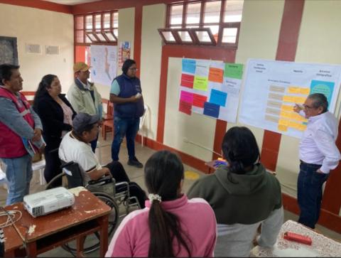 Taller de Arranque con FORASAN en la Comunidad de Samanga - Fotografía ©FFLA.