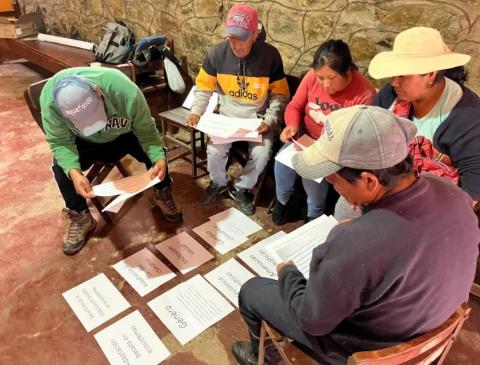 Taller de Arranque con AQUAFONDO en San Pedro de Casta - Fotografía ©FFLA.