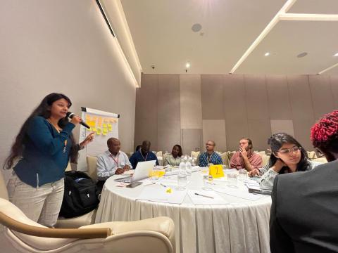 Group discussion during the CBA18 session