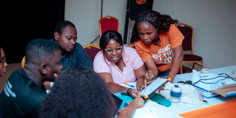 A section of of participants during a session at the programme