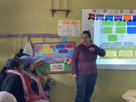 Taller con FONAG y las comunidades Santa Ana y Loreto del Pedregal, Pichincha, Ecuador - Fotografía ©Gabriela Villamarín, FFLA.