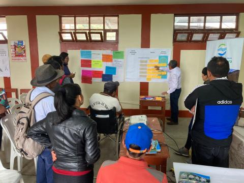 Taller de Arranque con FORASAN en la Comunidad de Samanga - Fotografía ©FFLA.