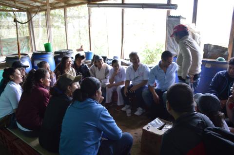 ©Franco Moreno - FFLA / Intercambio fondos de agua - Proyectos del Conocimiento a la Acción y Cabildo Verde/ Angostura- Colombia