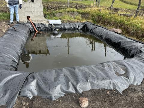 © Dayana Lema, FFLA / Visita de campo en la comunidad El Pedregal en el marco del Encuentro de Fondos de Agua de Colombia, Perú y Ecuador / El Pedregal, Machachi - Ecuador.