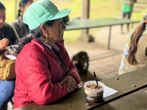 © Dayana Lema, FFLA / Visita de campo en la Hacienda La Esperanza, en el marco del intercambio de experiencias entre los Fondos de Agua FONAG y FORASAN / Pintag, Ecuador.