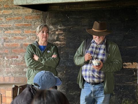 © Dayana Lema, FFLA / Visita de campo en la Hacienda La Esperanza, en el marco del intercambio de experiencias entre representantes de los Fondos de Agua FONAG y FORASAN / Pintag, Ecuador.