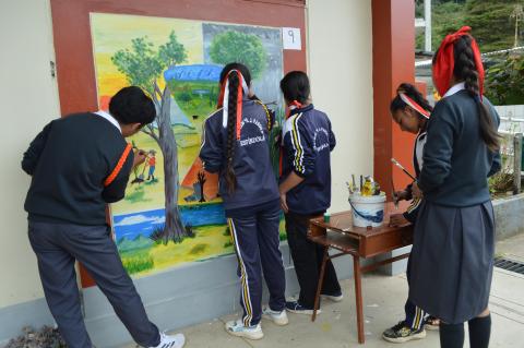 © FFLA / Concurso de murales en la Institución Educativa “Remberto de Jesús Pardo Ochoa” en Espíndola, Ayabaca - Perú
