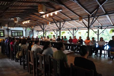 © Pamela Burbano, FFLA / Taller de evaluación y cierre del proyecto “Promoviendo la sostenibilidad de la Chakra Amazónica como mecanismo de adaptación climática comunitaria” / Tena, Ecuador.